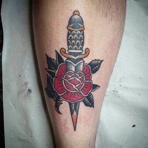 Classic Dagger Tattoo