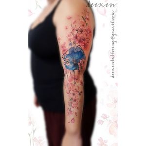 Nature repairs Everything➡️Contact: deexentattooing@gmail.com🌸Merci Coralie!  ...#watercolortattoo #tattoo #watercolor #tattoos #tattooart #ink #tattooartist #tattooed #inked #tattoodesign #lineworktattoo #tattooist #colortattoo #tatuaje #tattoolife #tattooink #tat #inkedgirls #sakuratattoo #cherryflowerstattoo #fleursdecerisiertatouage #tatouageaquarelle #deexen #deexentattooing 