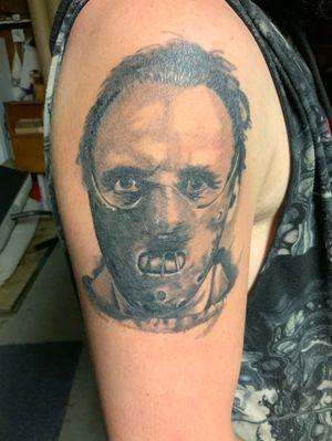 Hannibal Lecter tattoo I did while back
