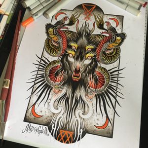 ✨Souldemon✨ Done with Copic markers on illustration 280gr Copic paper. For infos and bookings dm or email at alexgotza.artwork@gmail.com