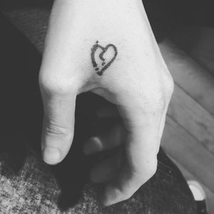 broken hearts club tattoo