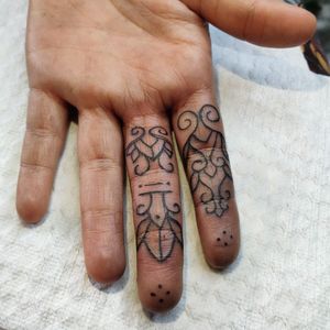 Would you get your fingers tattooed? Or you aren't crazy enough