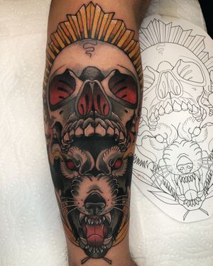 Tattoo by Railbender Studio
