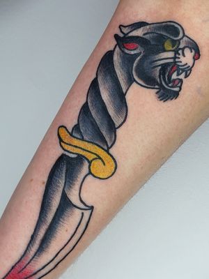 Panther dagger! Had a blast doing it