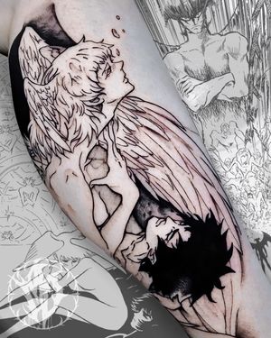DEVILMAN CRYBABY-#tattoo #tattoos #ink #tattooartist #art #manga #mangaart #anime #animeart #weeb #otaku #blackandgrey #aesthetic #mattdattardi