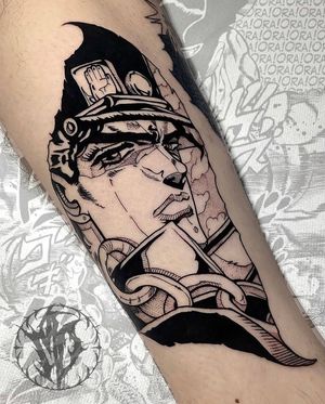 JOTARO KUJO -#tattoo #tattoos #ink #tattooartist #art #manga #mangaart #anime #animeart #weeb #otaku #blackandgrey #aesthetic #mattdattardi