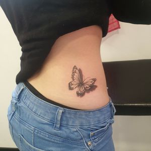 #butterflytattoo #3dtattoo #tattooforgirl #smalltattoos 