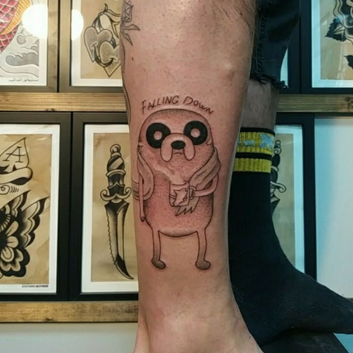 Tattoo uploaded by Green Valley Tattoo • Jack the dog, tattoo black and