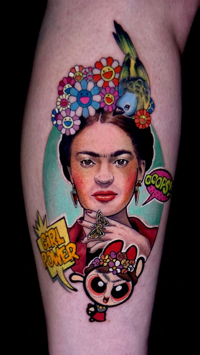 Tattoo uploaded by Siho • New school portrait tattoo. • Tattoodo