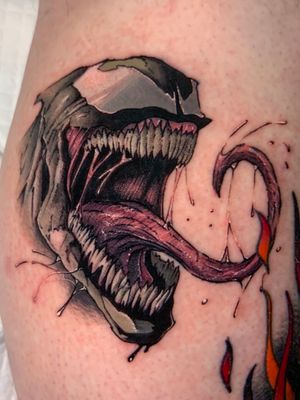 Venom tattoo.
