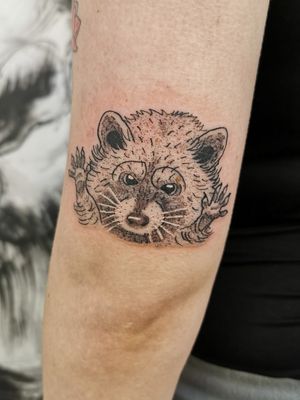 #animal #raccoon #tokyo #cute #funny #tattoo 