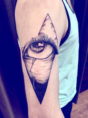 Eye and triangle