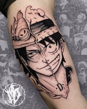 BROTHERHOO•D•#tattoo #tattoos #ink #tattooartist #art #manga #mangaart #anime #animeart #weeb #otaku #blackandgrey #aesthetic #mattdattardi