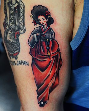 Korean traditional tattoo.