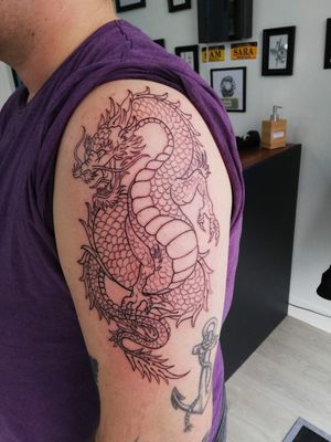 Clean dragon line work(session 1)