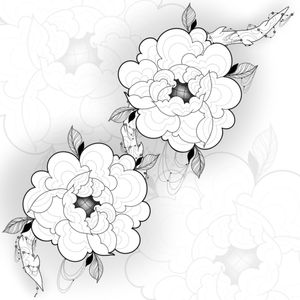 peony flash design #3 available for booking from April 12th