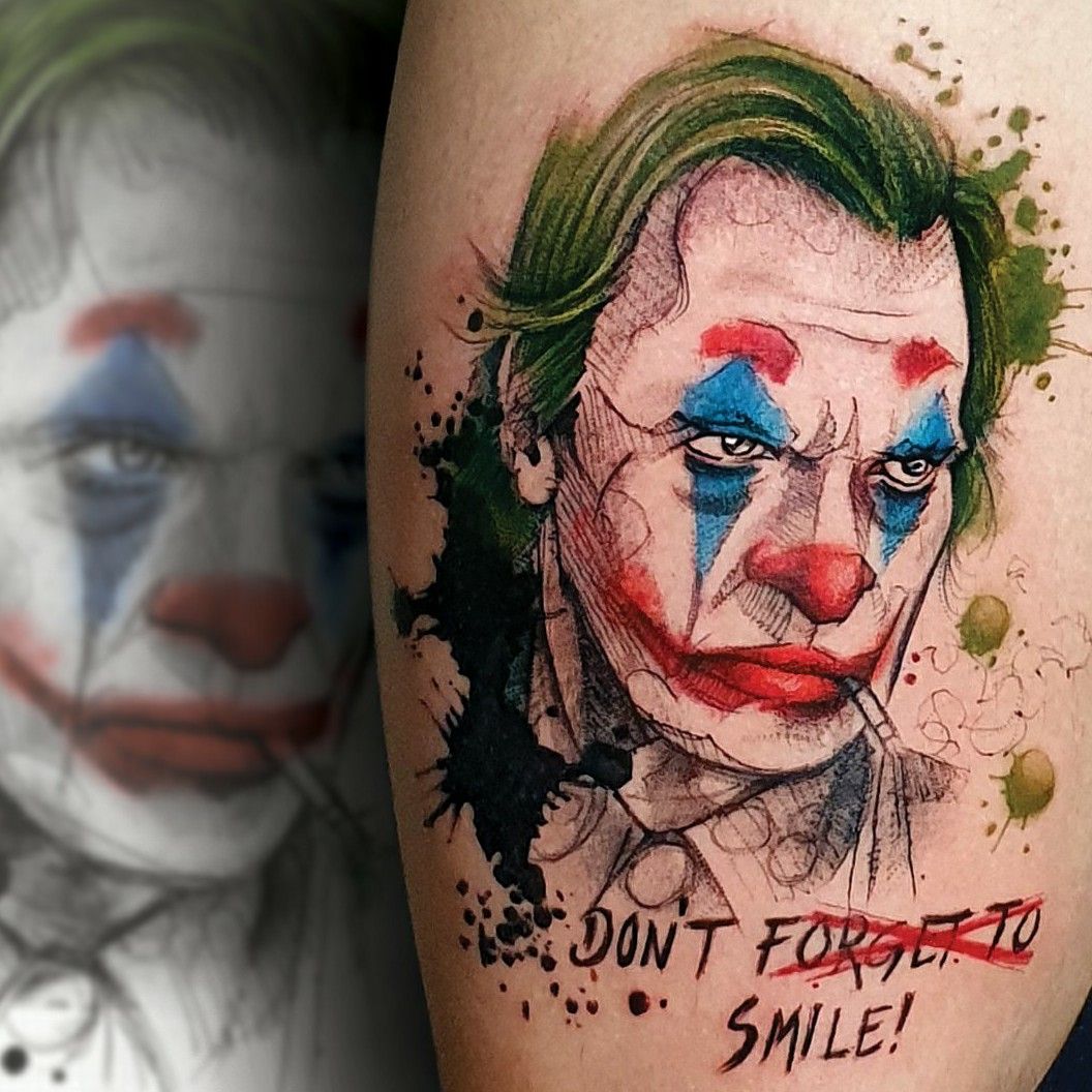 Nevermore Tattoo Collective - Joker smile on forearm | Facebook