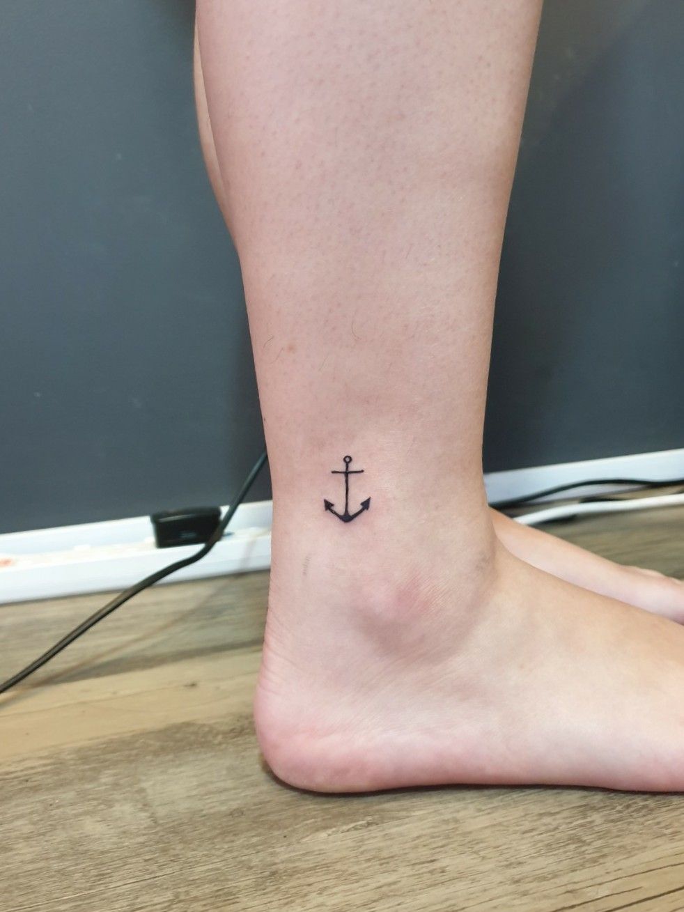 Fuck Yeah, Stick n' Poke! — Just got done with my anchor tattoo. Need to  touch...