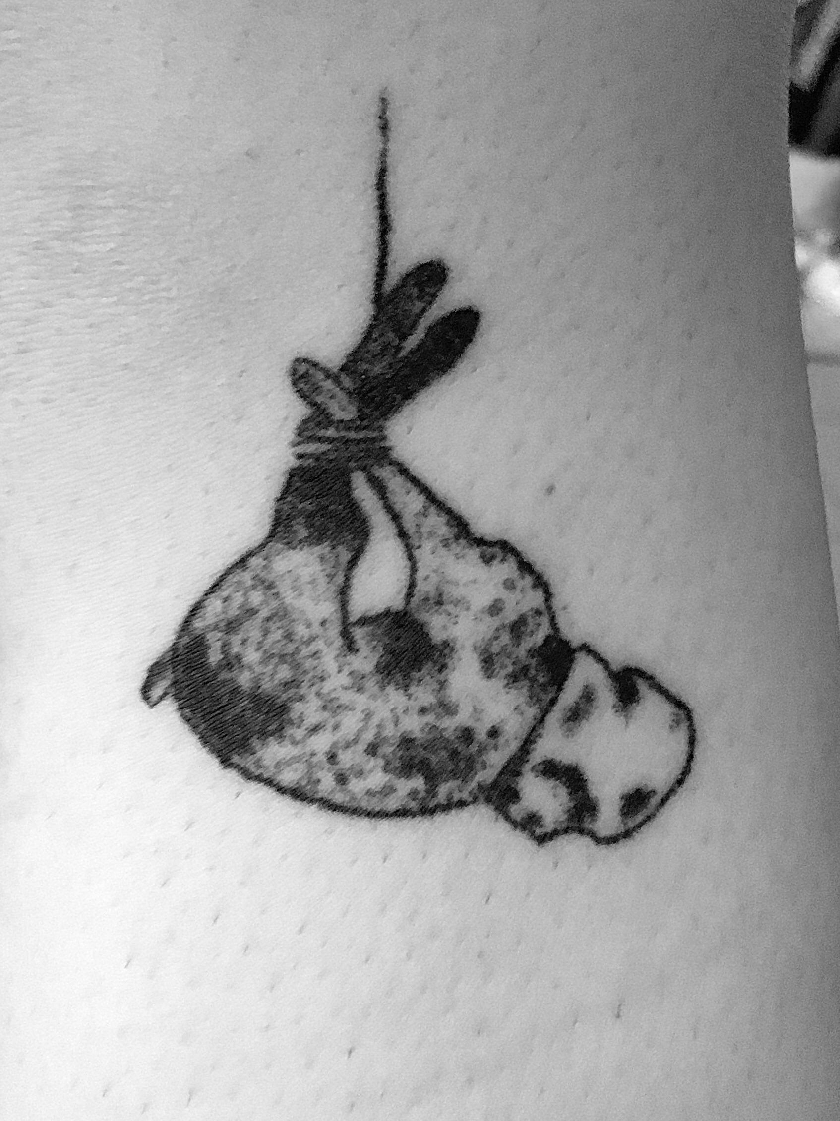 Sketch rabbit tattoo   Chibi Raccoon Art  Facebook