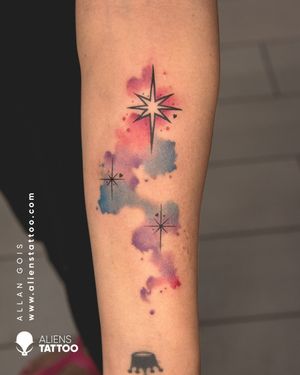 Amazing Watercolor Tattoo by Allan Gois at Aliens Tattoo India.
If you wish to get this tattoo visit our website - www.alienstattoo.com