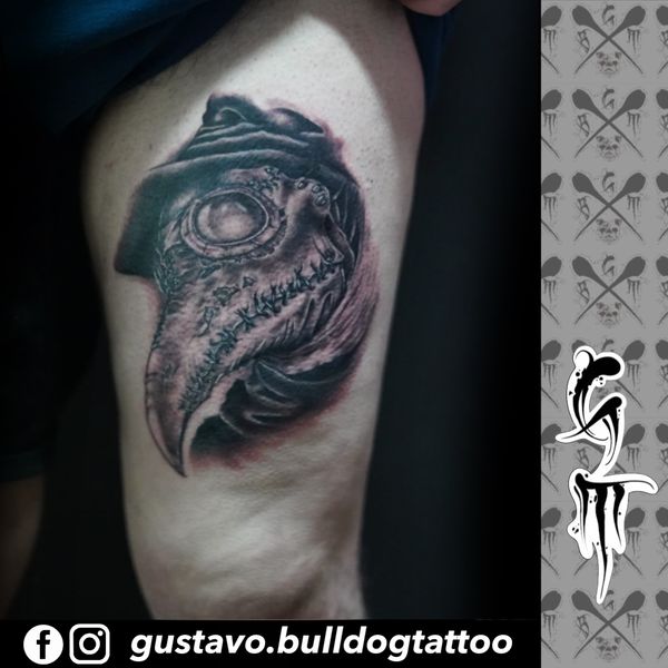 Tattoo from Gustavo.Bulldogtattoo