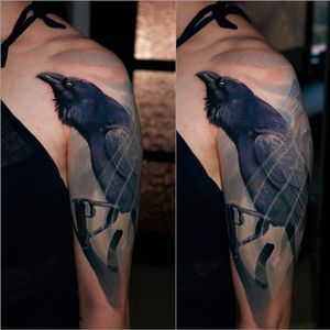 raven done in 2 sessions