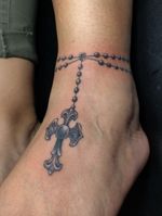 Rosary anklet 