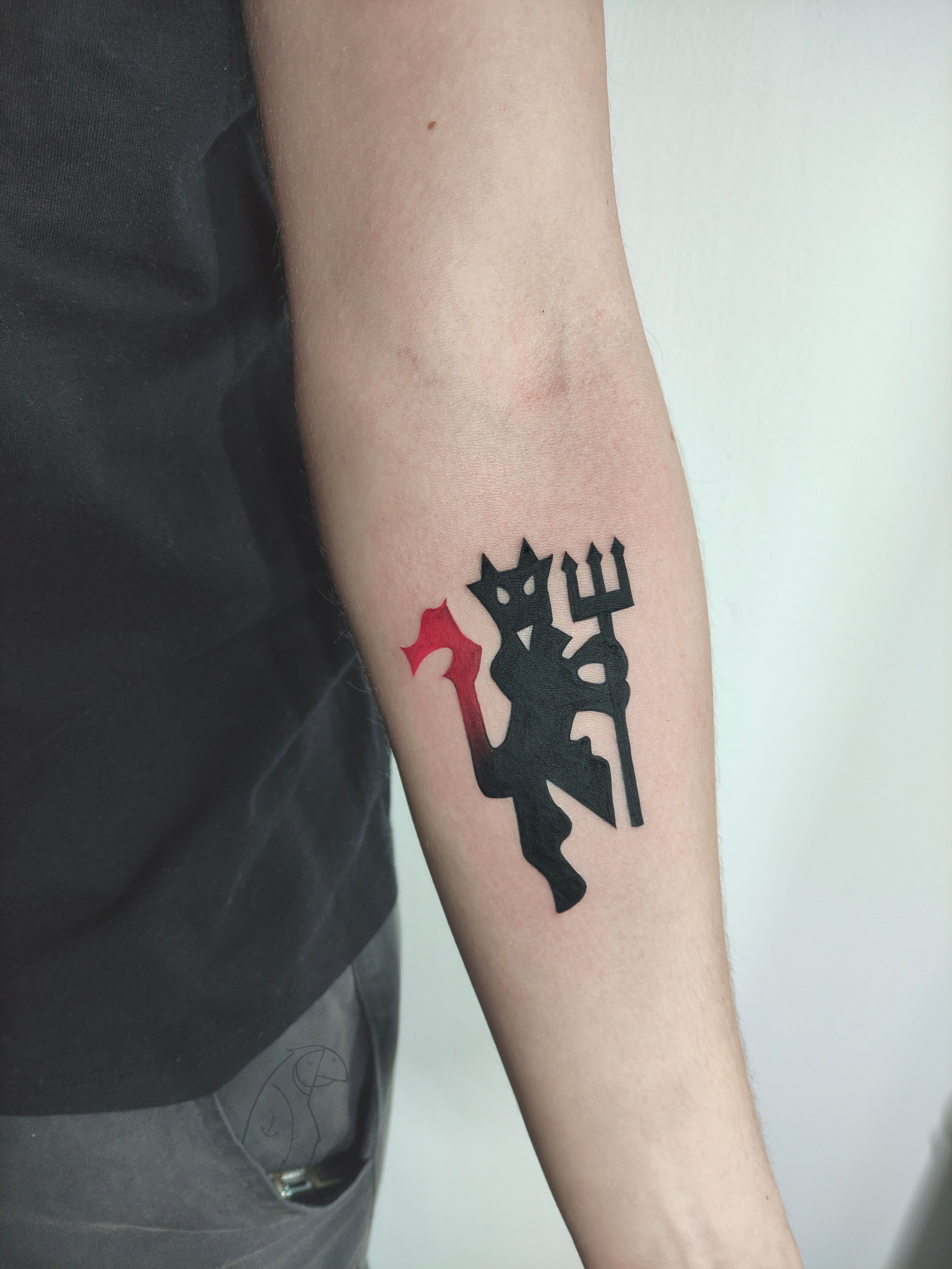Tattoo uploaded by Agnieszka Wieckowska • Manchester devil. • Tattoodo