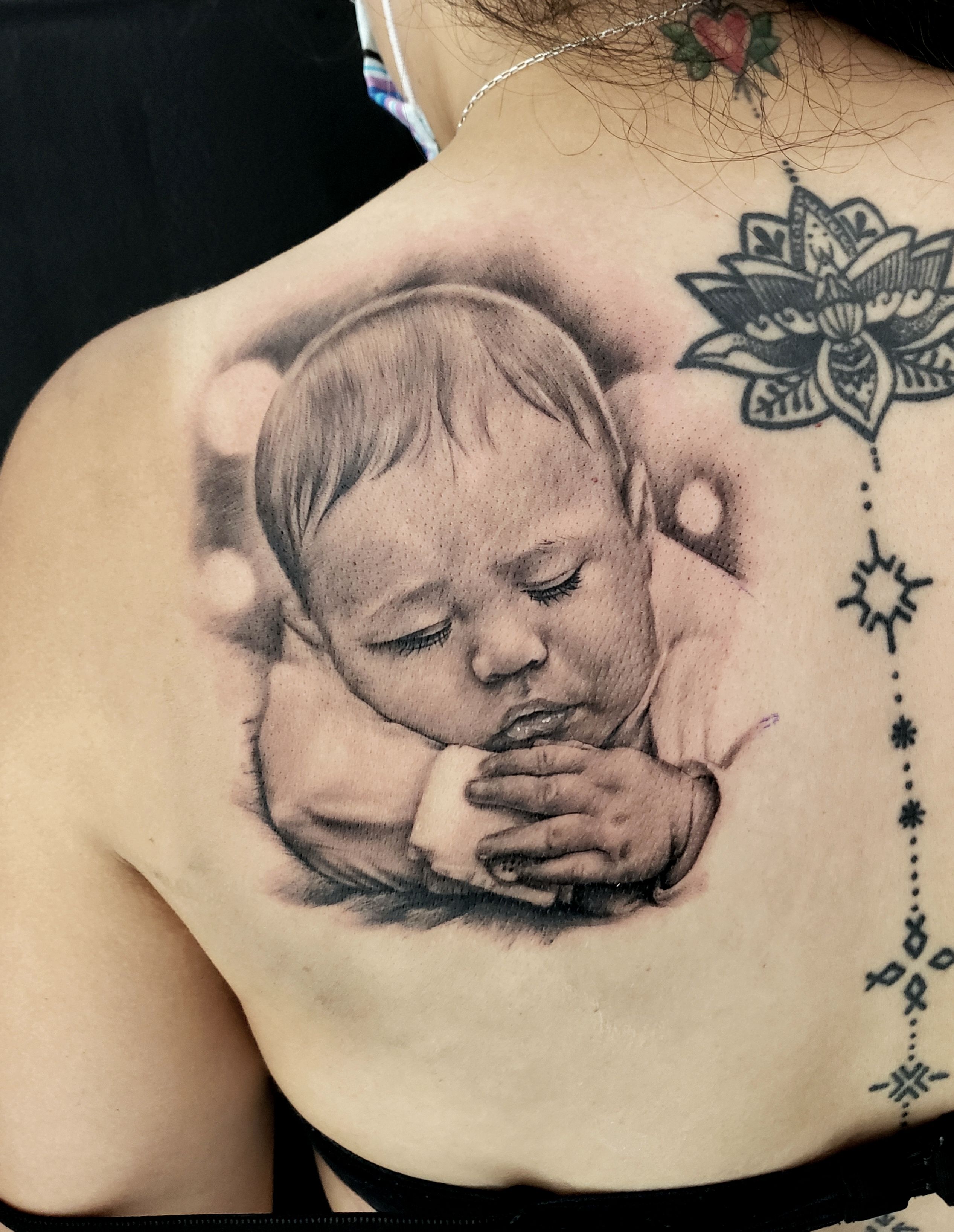 Baby Maa Its Love Tattoo Male and Female Temporary Body Tattoo –  Temporarytattoowala
