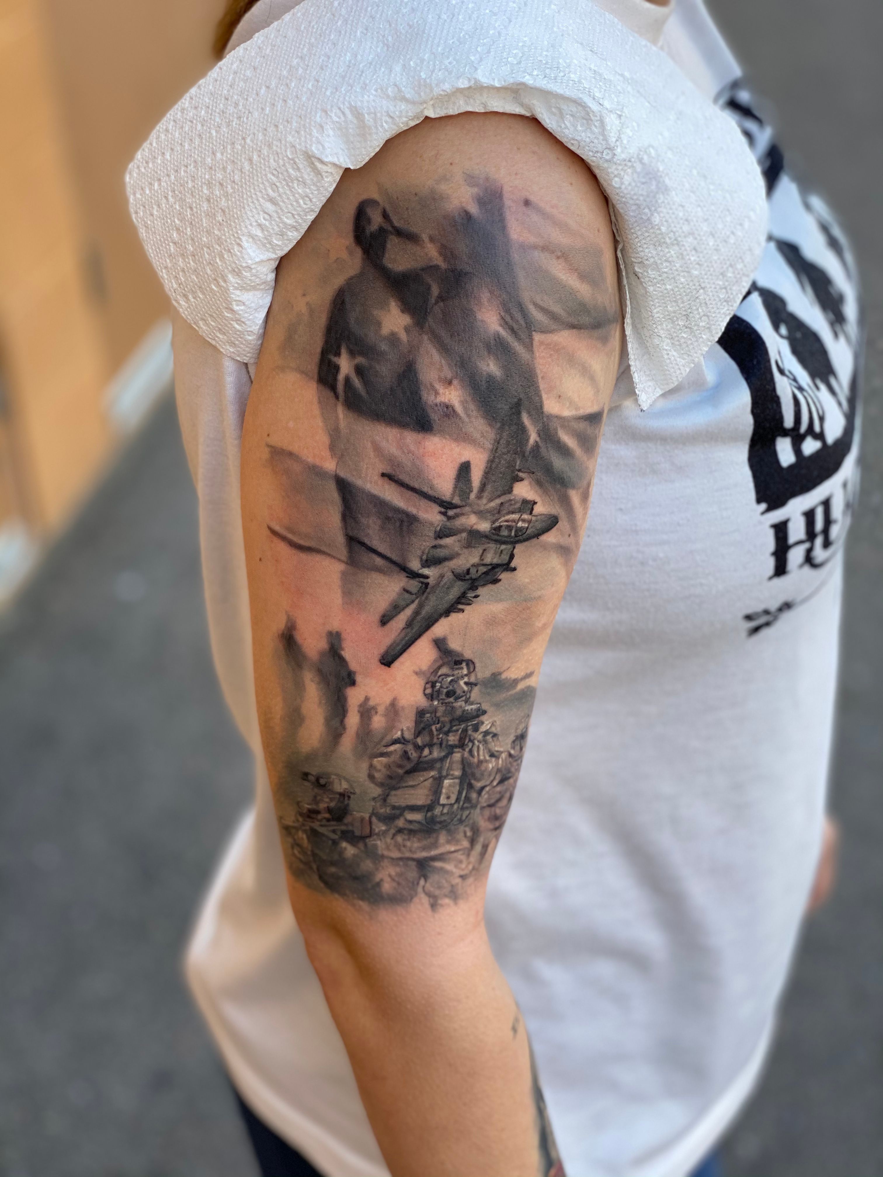 210+ Inspiring Aviation Tattoos Designs (2023) Airplane and Pilot -  TattoosBoyGirl | Tattoo designs, Aviation tattoo, Airplane tattoos