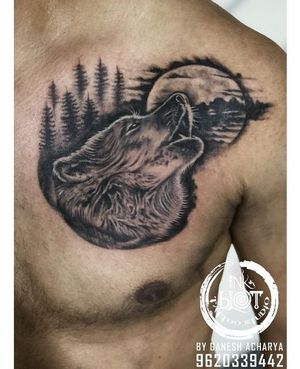 Wolf coverup tattoo done @inkblottattooz @ganesh46_21 Contact :9620339442 Visit:www.inkblottattoos.com #tattoo #tattoos #tattooideas #chesttattoo #tattoodesign #tattooartist #tattoomagazine #tattooart #tattoogirl #tattooink #tattooinspiration #tattoolove #wolf #moontattoo #foresttattoo #inked #inkedgirls #tattooflash #tattoosleeve #tattooshop #tattoorealistic #tattoosociety