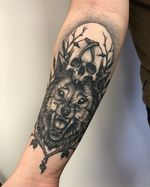Fully healed wolf piece from over 1 year ago 
