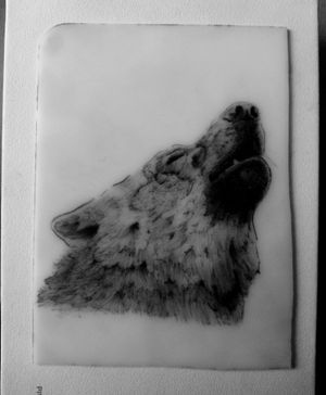 Wolf by @Himmel_TattooSynthetic skin.