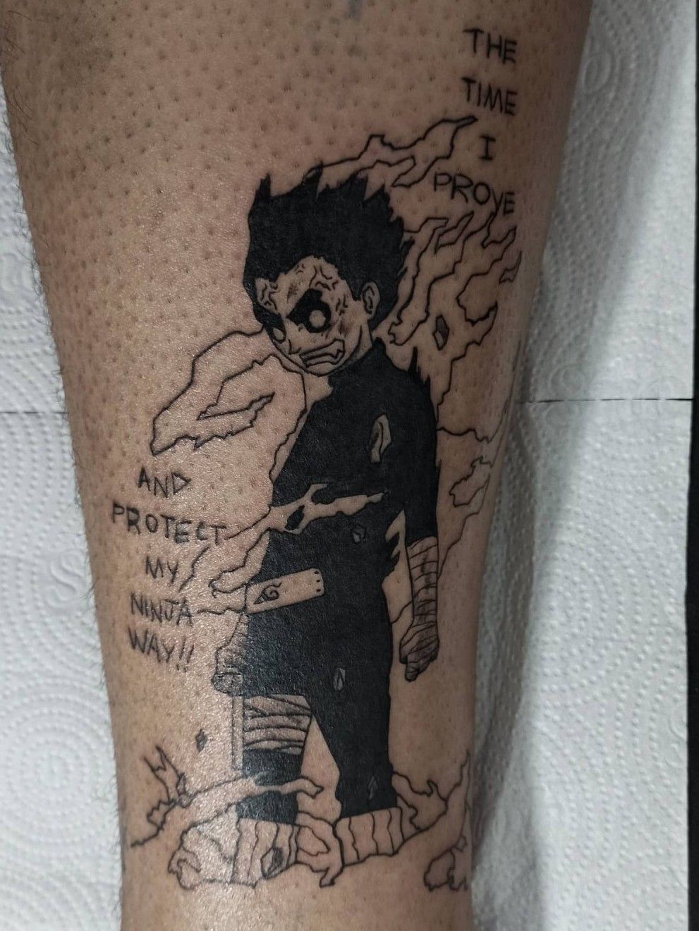 Inner gates Rock Lee and Might Guy  Caleb Lynch Tattoos  Facebook