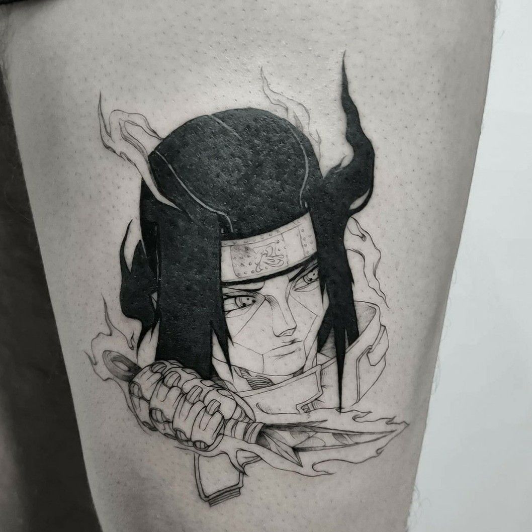Itachi themed tattoo Im so happy with how it came out  rAnimetattoos