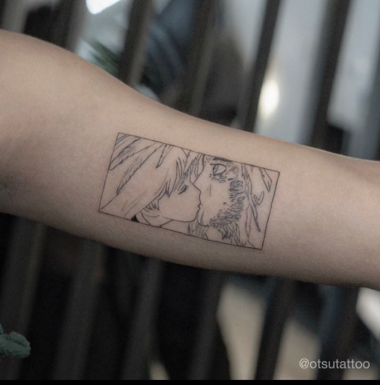 Howl and Sophie done by Vega  Artisanal Tattoo  Facebook