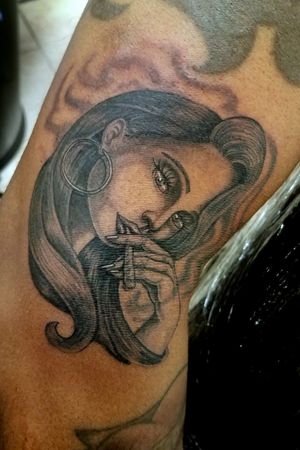 Mini girl head filler piece done by Jay Jersey!!!