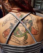 Color Mosaic Tattoo, Trinacria healed 