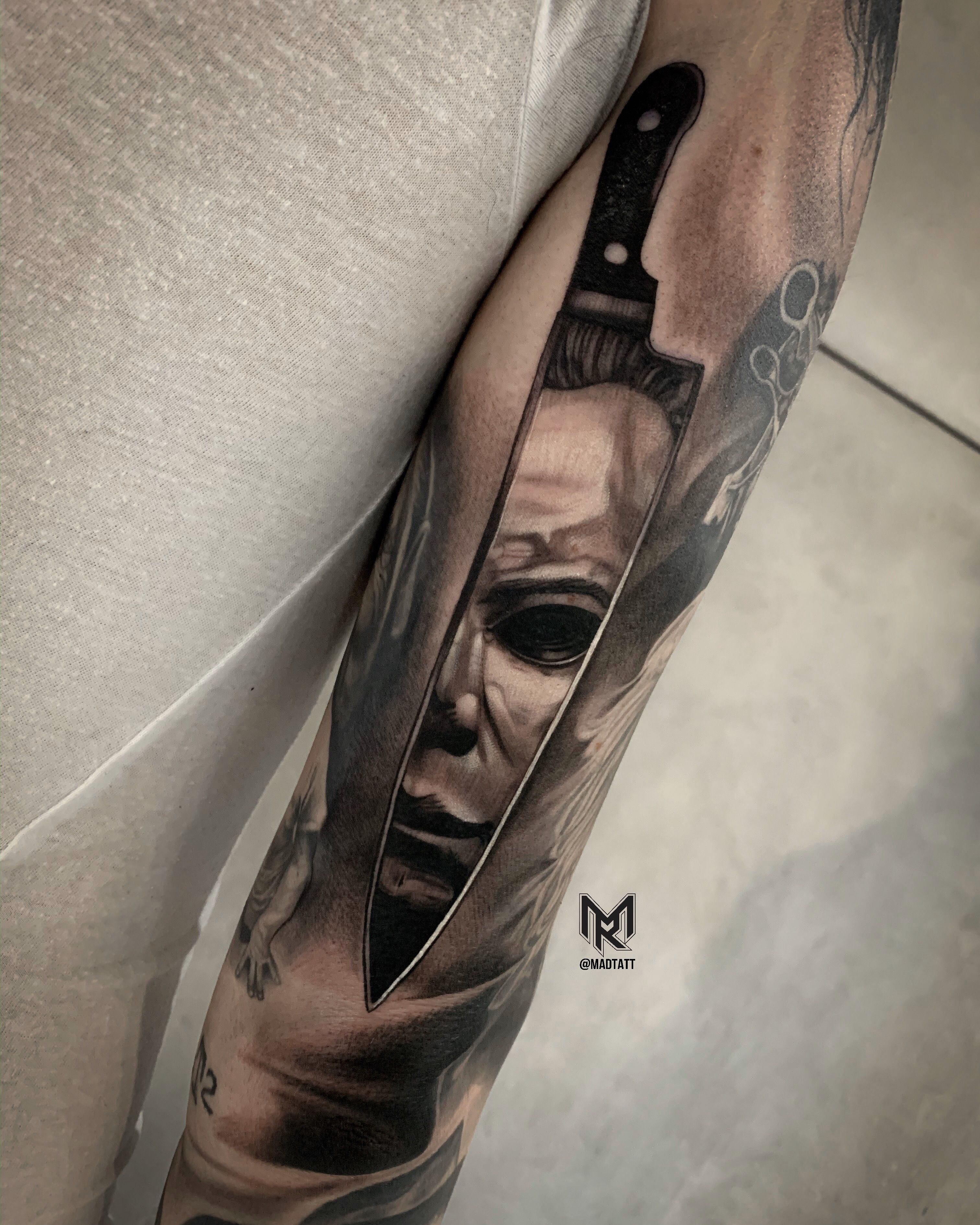DeadOn Michael Myers Ink  Inked Magazine Photos  Tattoo Ideas Artists  and Models