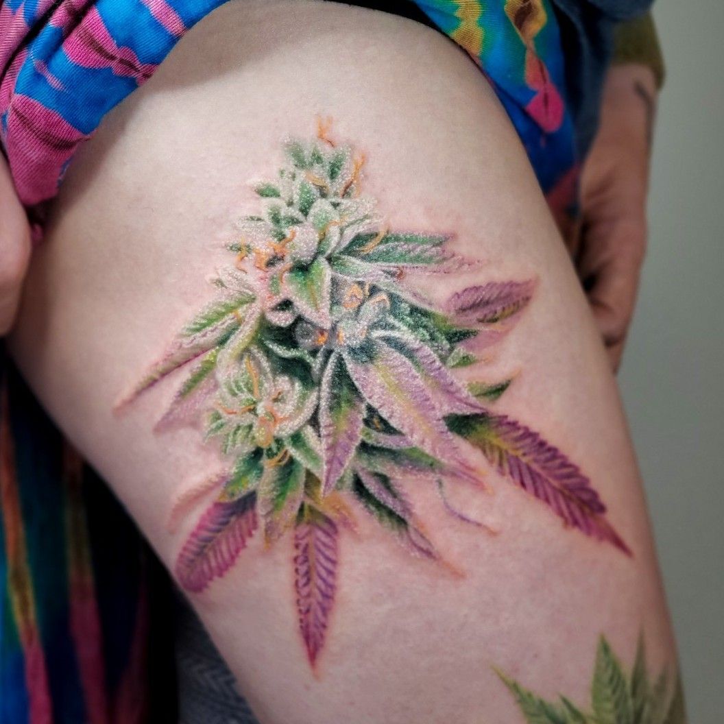 Weed tattoo