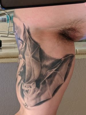 #bat #additon #freehand#gothAdded on to my inner upper arm all freehand all creative control from the artist