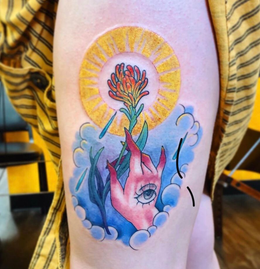 Tattoo uploaded by Stacie Mayer  Indian paintbrush flower by DLacie  Jeanne flower floral botanical DLacieJeanne indianpaintbrush   Tattoodo