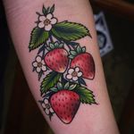 cute vibrant strawberries by our artist Charlie 🍓
