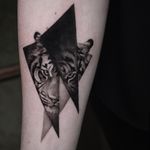 tiger tattoo by Charlie Lame 
