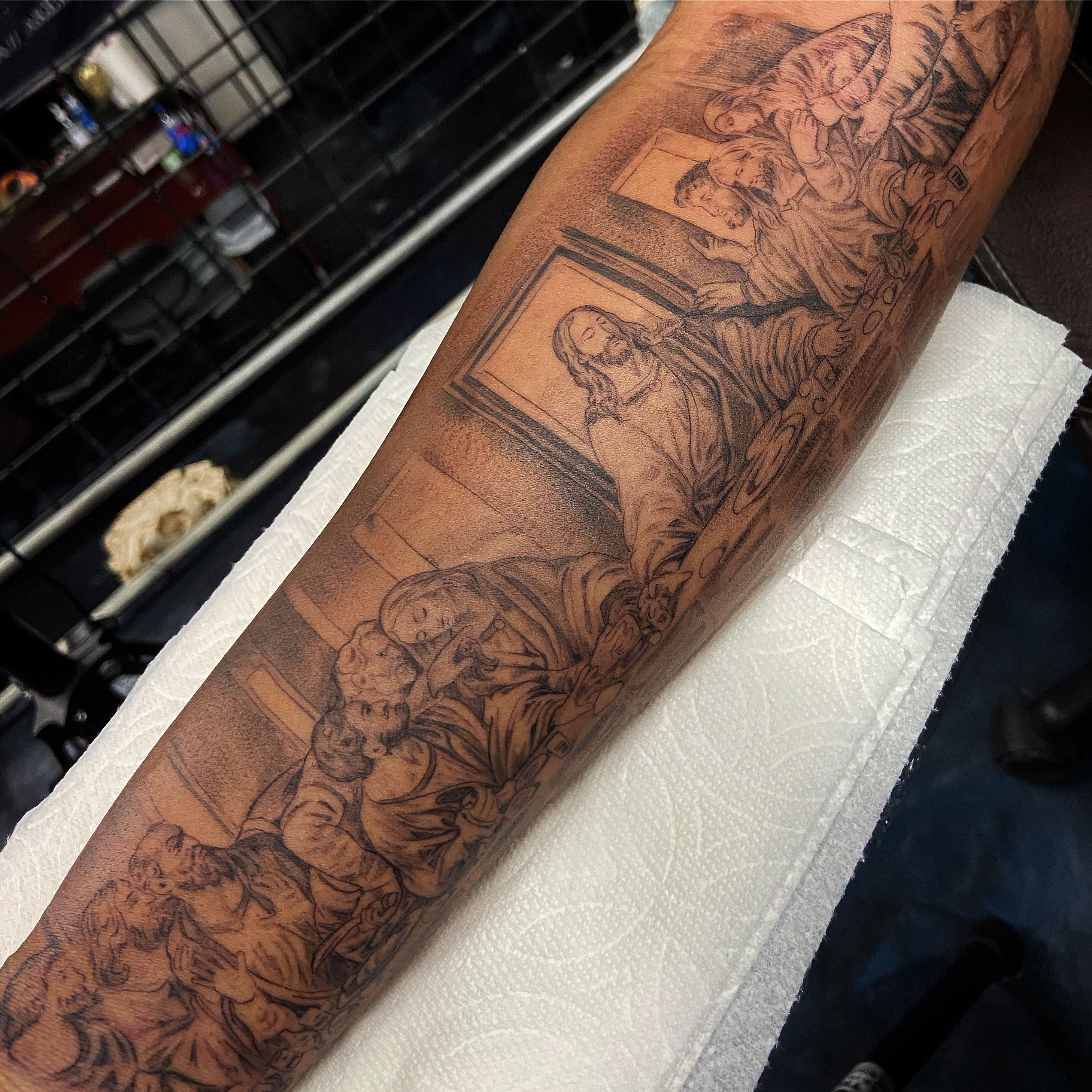 Jesus Sleeve Tattoo - Best Tattoo Ideas Gallery