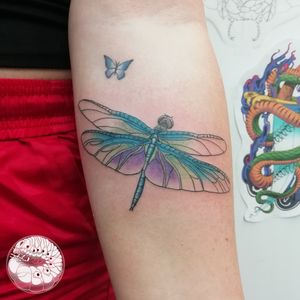 #insect #dragonfly #whimsical #cute #butterfly #color 