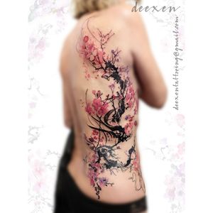 Elysian ➡️Contact: deexentattooing@gmail.com 🌸Merci Valérie! . . . Réalisé avant le confinement #tattoo #tattoos #tattooed #tattooartist #tattooart #tattooedgirls #tattoolife #tattoogirl #tattoodesign #tattooist #tattoomodel #tattooing #tattooflash #tattooedgirl #tattooer #tattooink #watercolortattoo #tatouagecouleur #tatouages #tatouageaquarelle #cerisiertatouage #cherryflowerstattoo #sakuratattoo #branchedecerisiertatouage #sakura #cherryflowers #deexen #deexentattooing 