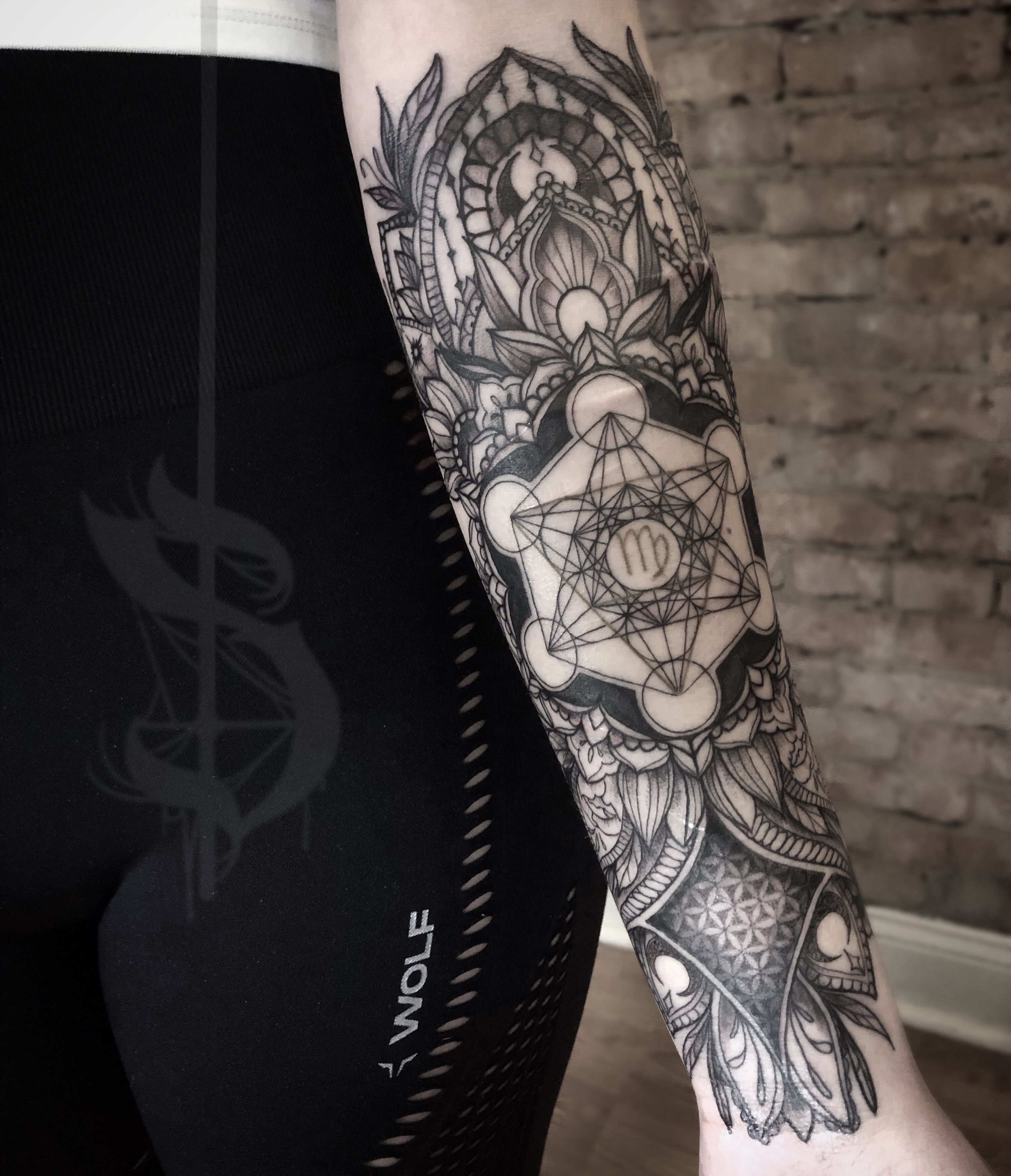 Metatrons cube tattoo by Shanna Keyes  Tattoogridnet