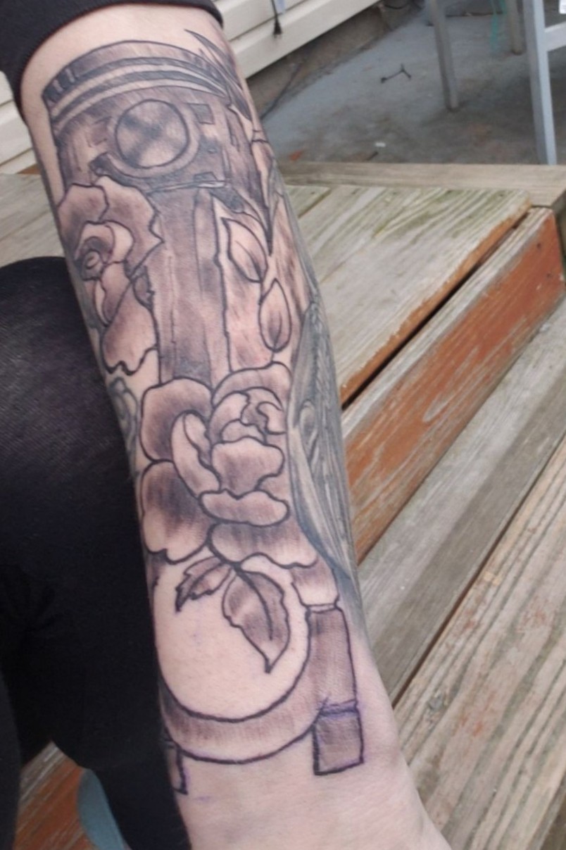 70 Mechanic Tattoo Ideas To Get Your Motor Running