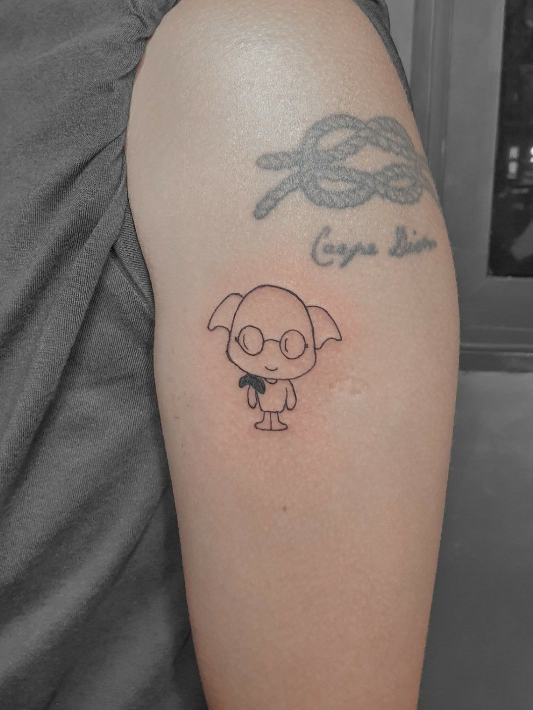 Tattoo uploaded by Joel • Dobby x Harry Potter • Tattoodo
